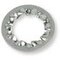Fan disc washer DIN6798J M6 zinc-plated